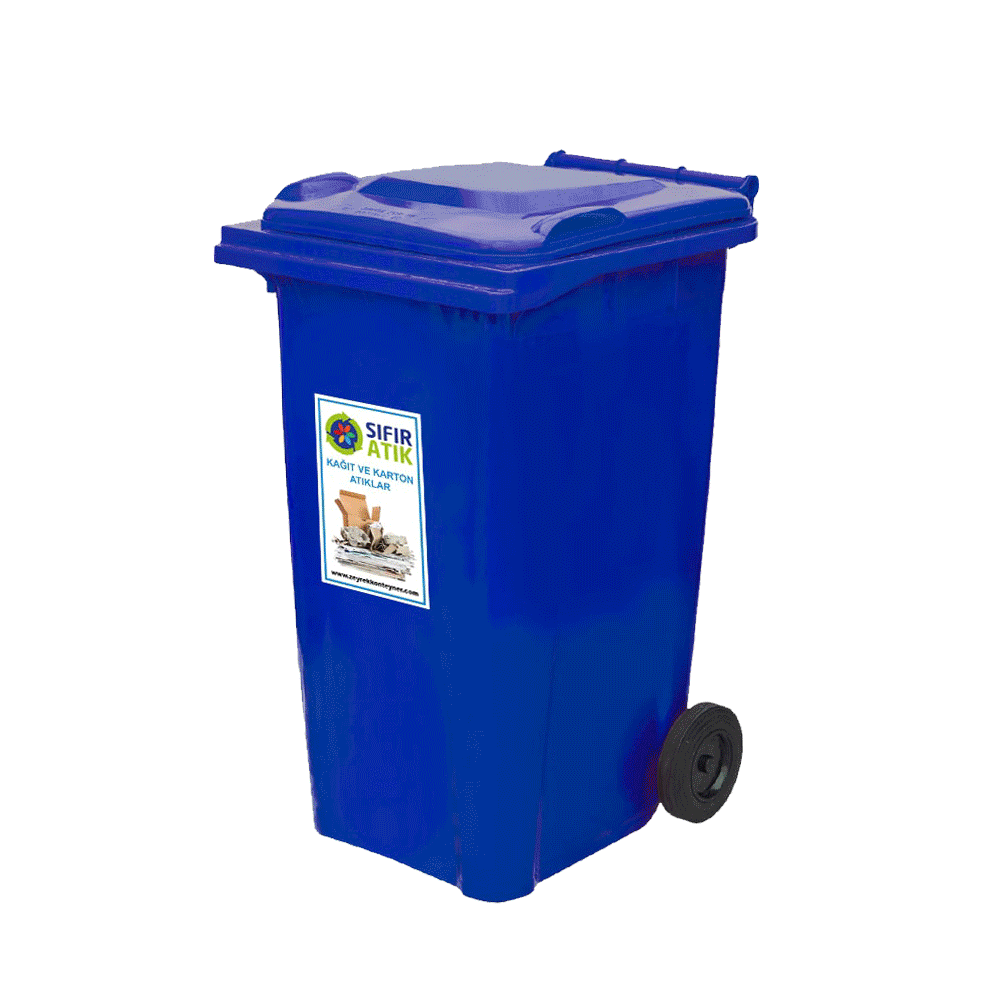 240 Litre Geri Dönüşüm Sıfır Atık Konteyneri 240 Litre Geri Dönüşüm Sıfır Atık Konteyneri