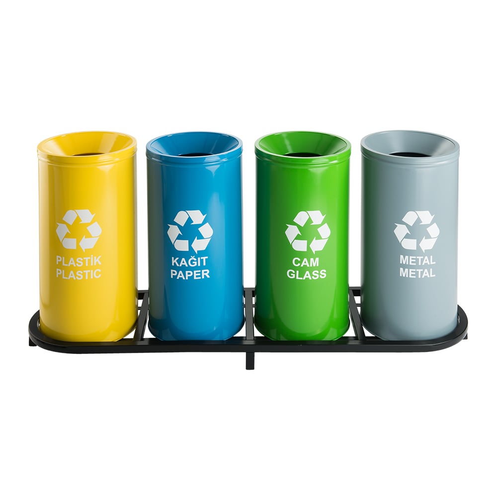 1005A Boyalı 4 Bölmeli Sıfır Atık Geri Dönüşüm Seti 1005A Boyalı 4 Bölmeli Sıfır Atık Geri Dönüşüm Seti
