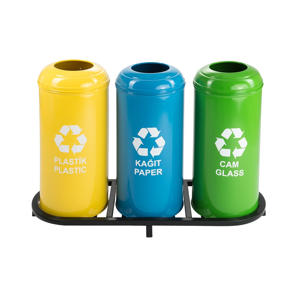 1007B Boyalı 3 Bölmeli Sıfır Atık Geri Dönüşüm Seti 1007B Boyalı 3 Bölmeli Sıfır Atık Geri Dönüşüm Seti