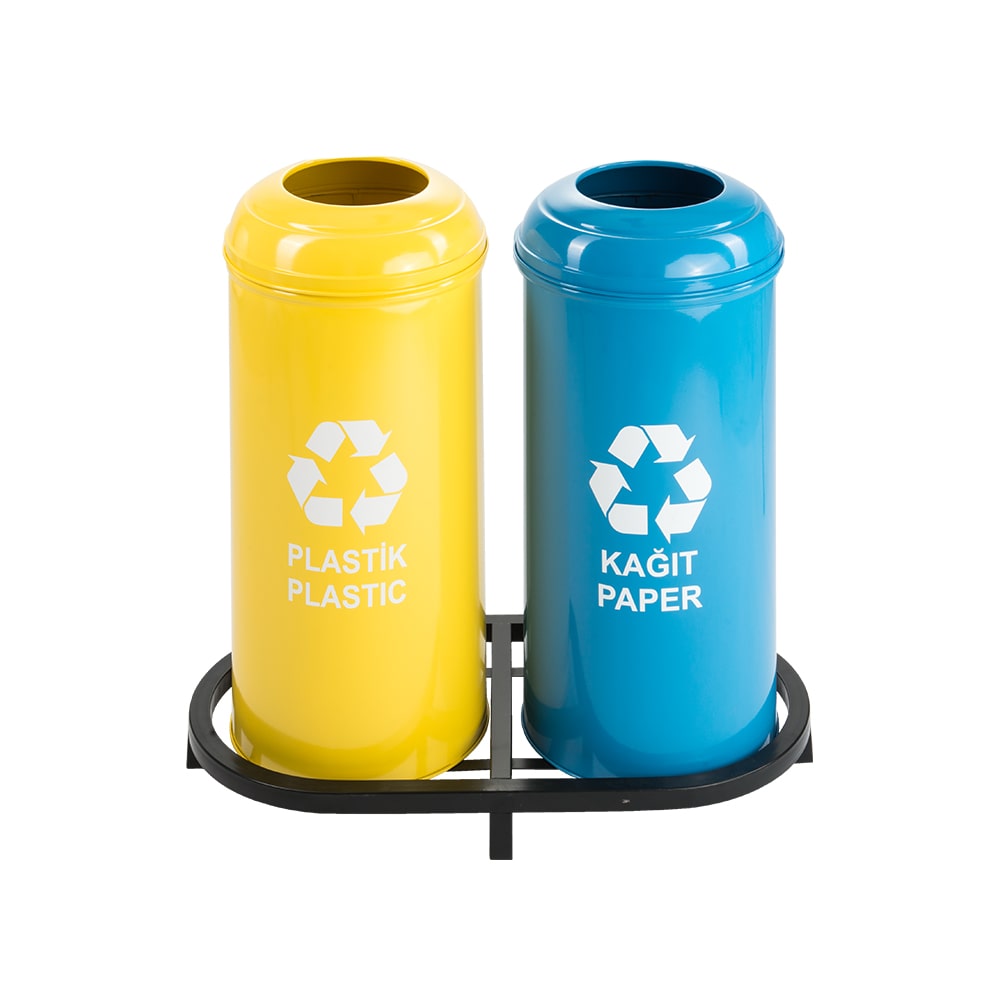 1007C Boyalı 2 Bölmeli Sıfır Atık Geri Dönüşüm Seti 1007C Boyalı 2 Bölmeli Sıfır Atık Geri Dönüşüm Seti