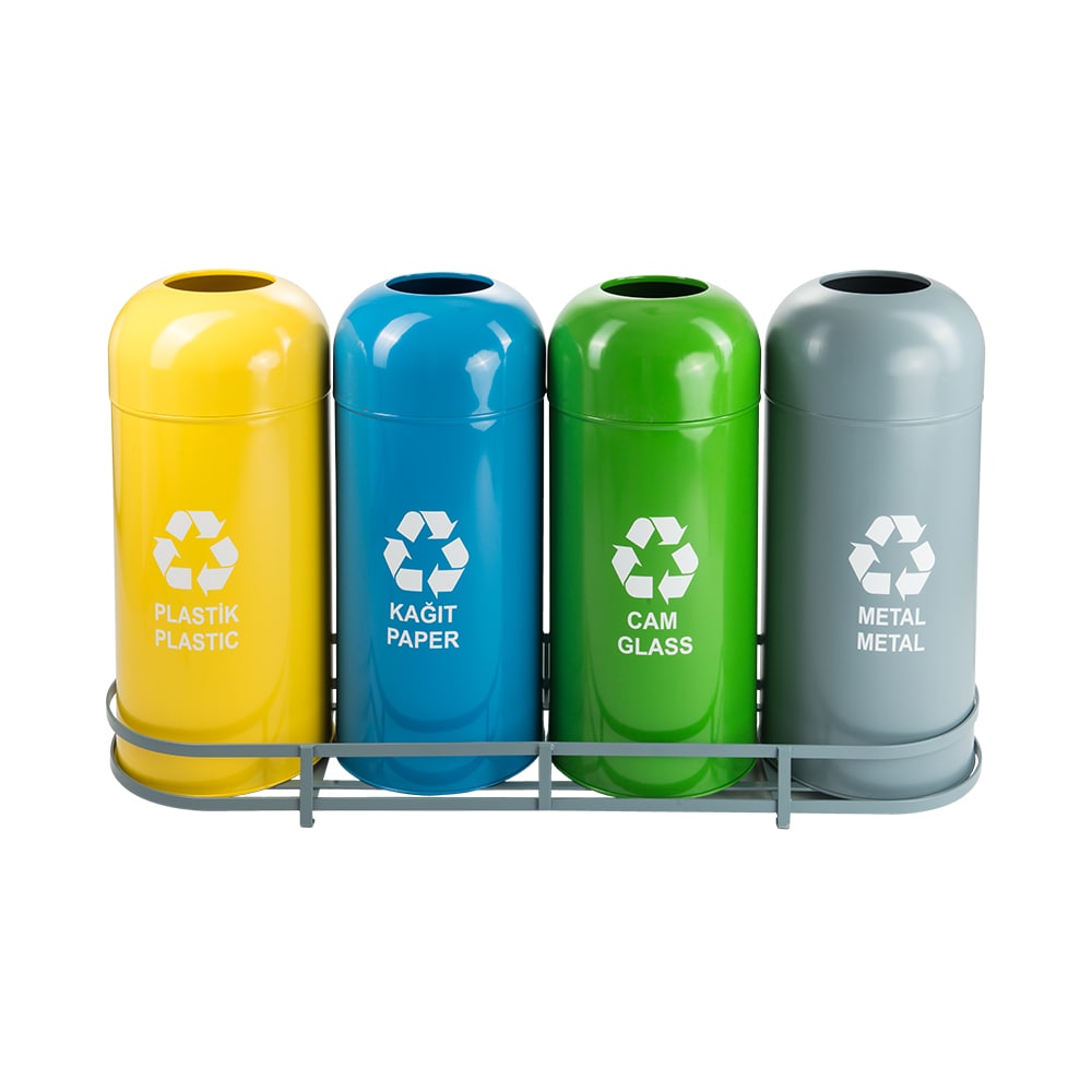 1013A Boyalı 4 Bölmeli Sıfır Atık Geri Dönüşüm Seti 1013A Boyalı 4 Bölmeli Sıfır Atık Geri Dönüşüm Seti