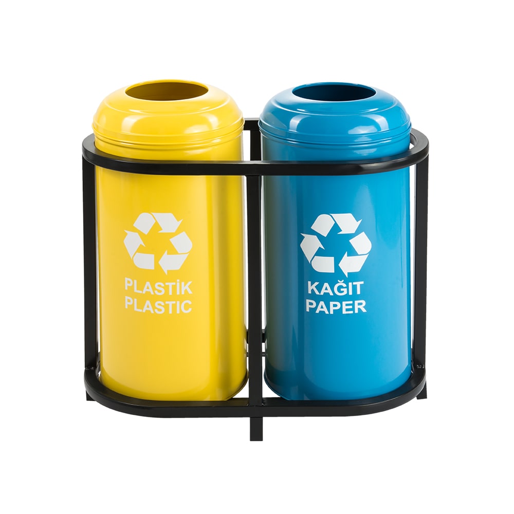 1015C Boyalı 2 Bölmeli Sıfır Atık Geri Dönüşüm Seti 1015C Boyalı 2 Bölmeli Sıfır Atık Geri Dönüşüm Seti