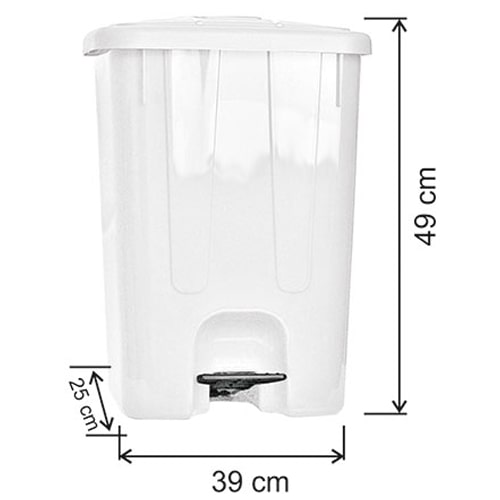 40 Litre İç Mekan Plastik Çöp Kovası 7142 40 Litre İç Mekan Plastik Çöp Kovası 7142