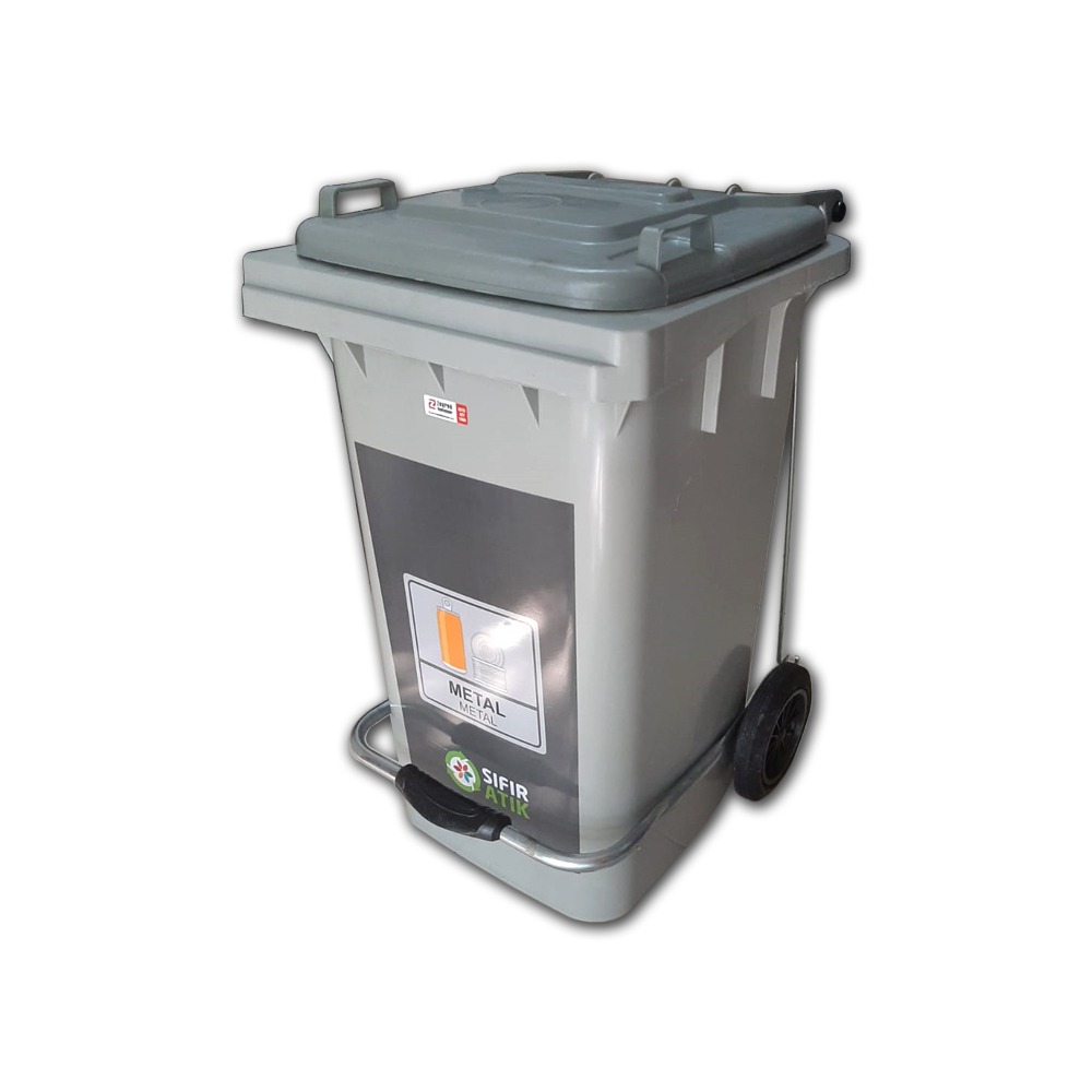 85 Litre Plastik Pedallı Sıfır Atık Geri Dönüşüm Kovası (Metal Atıklar) 85 Litre Plastik Pedallı Sıfır Atık Geri Dönüşüm Kovası (Metal Atıklar)