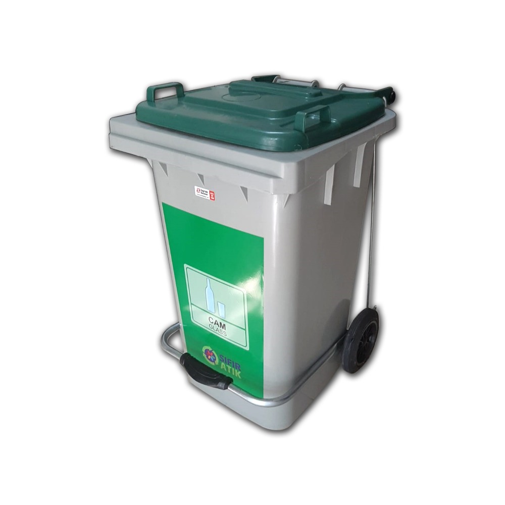 85 Litre Plastik Pedallı Sıfır Atık Geri Dönüşüm Kovası (Cam Atıklar) 85 Litre Plastik Pedallı Sıfır Atık Geri Dönüşüm Kovası (Cam Atıklar)