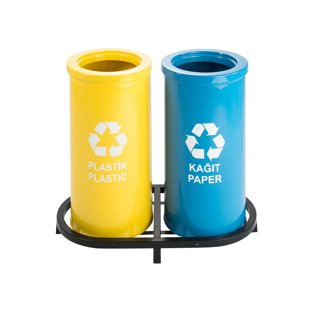 1009C Boyalı 2 Bölmeli Sıfır Atık Geri Dönüşüm Seti 1009C Boyalı 2 Bölmeli Sıfır Atık Geri Dönüşüm Seti