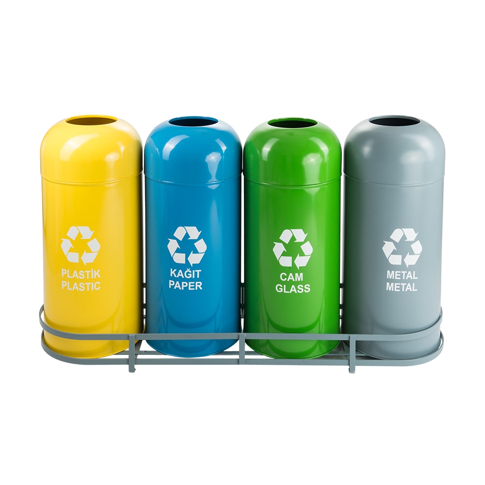 1011A Boyalı 4 Bölmeli Sıfır Atık Geri Dönüşüm Seti 1011A Boyalı 4 Bölmeli Sıfır Atık Geri Dönüşüm Seti