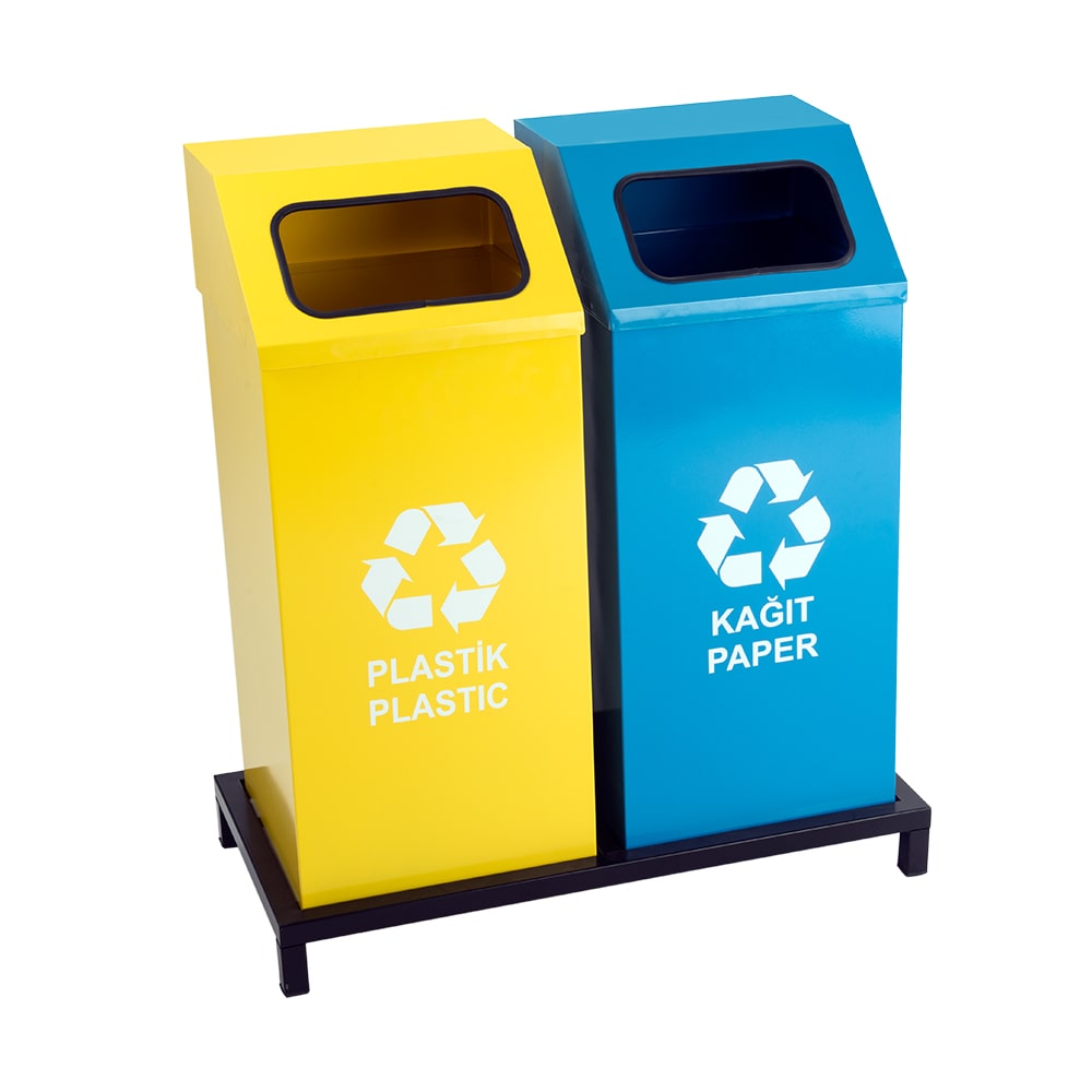 1017C Boyalı 2 Bölmeli Sıfır Atık Geri Dönüşüm Seti 1017C Boyalı 2 Bölmeli Sıfır Atık Geri Dönüşüm Seti