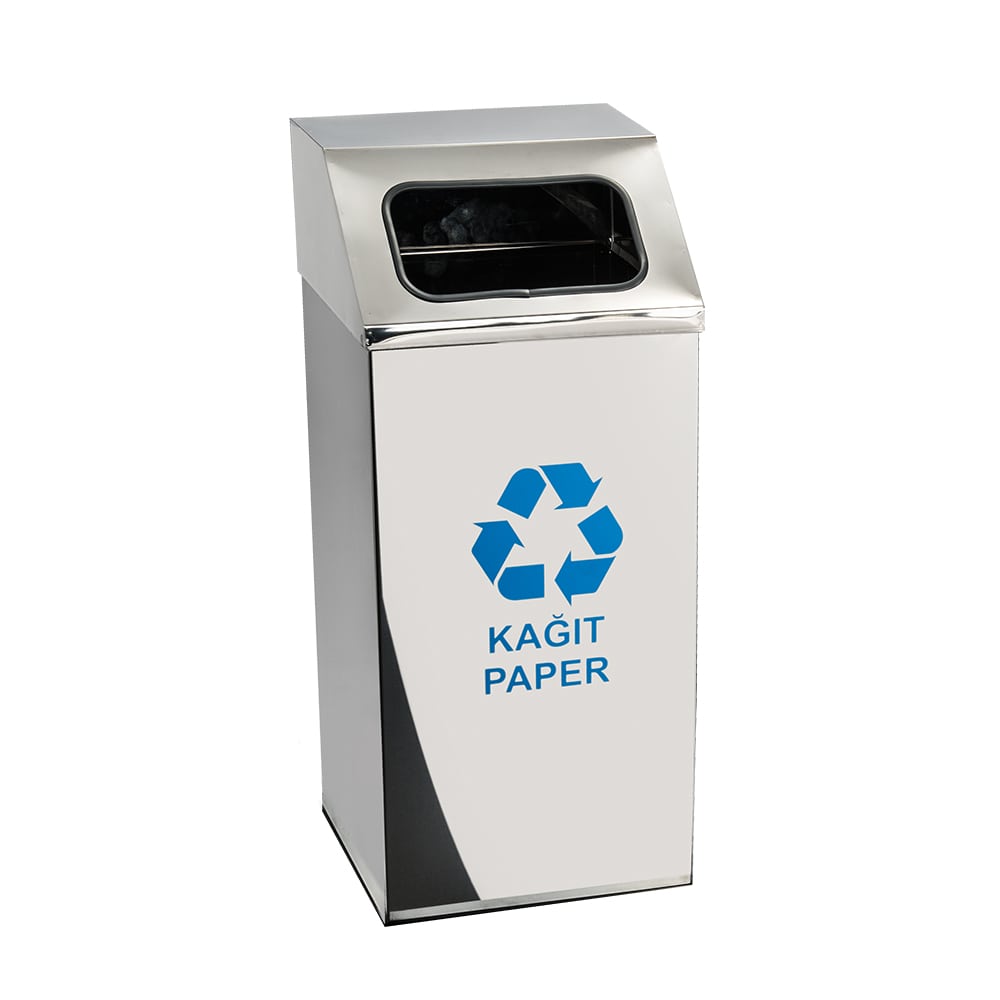 1018D Paslanmaz Tekli Sıfır Atık Geri Dönüşüm Kovası 1018D Paslanmaz Tekli Sıfır Atık Geri Dönüşüm Kovası