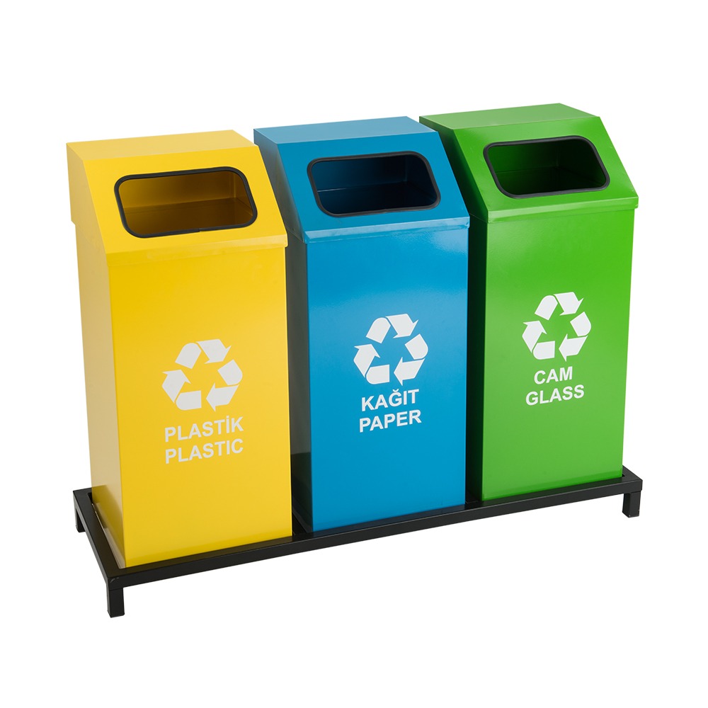 1019B Boyalı 3 Bölmeli Sıfır Atık Geri Dönüşüm Seti 1019B Boyalı 3 Bölmeli Sıfır Atık Geri Dönüşüm Seti