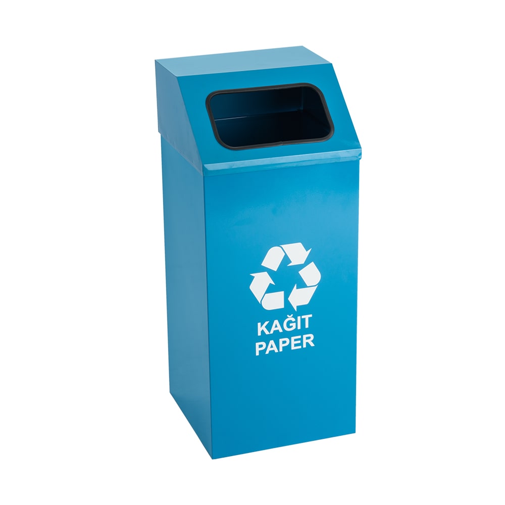1019D Boyalı Tekli Sıfır Atık Geri Dönüşüm Kovası 1019D Boyalı Tekli Sıfır Atık Geri Dönüşüm Kovası