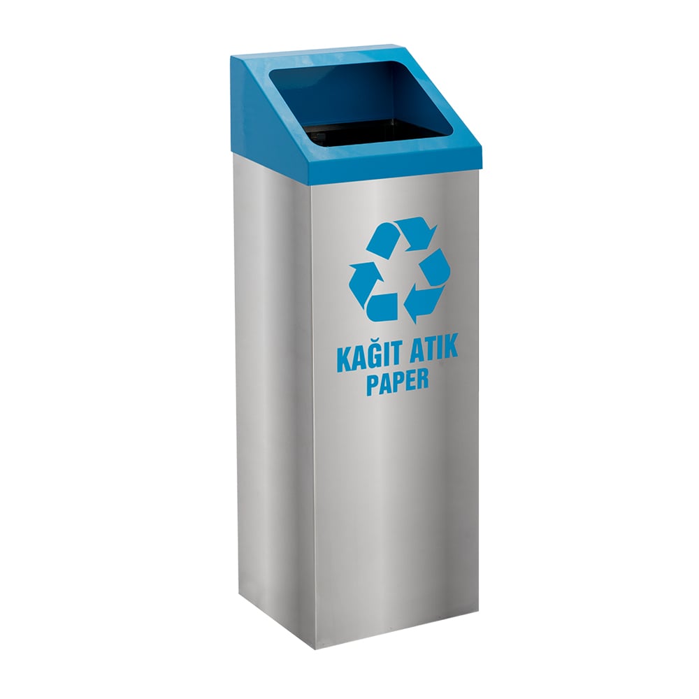 1023 Paslanmaz Tekli Sıfır Atık Geri Dönüşüm Kovası 1023 Paslanmaz Tekli Sıfır Atık Geri Dönüşüm Kovası