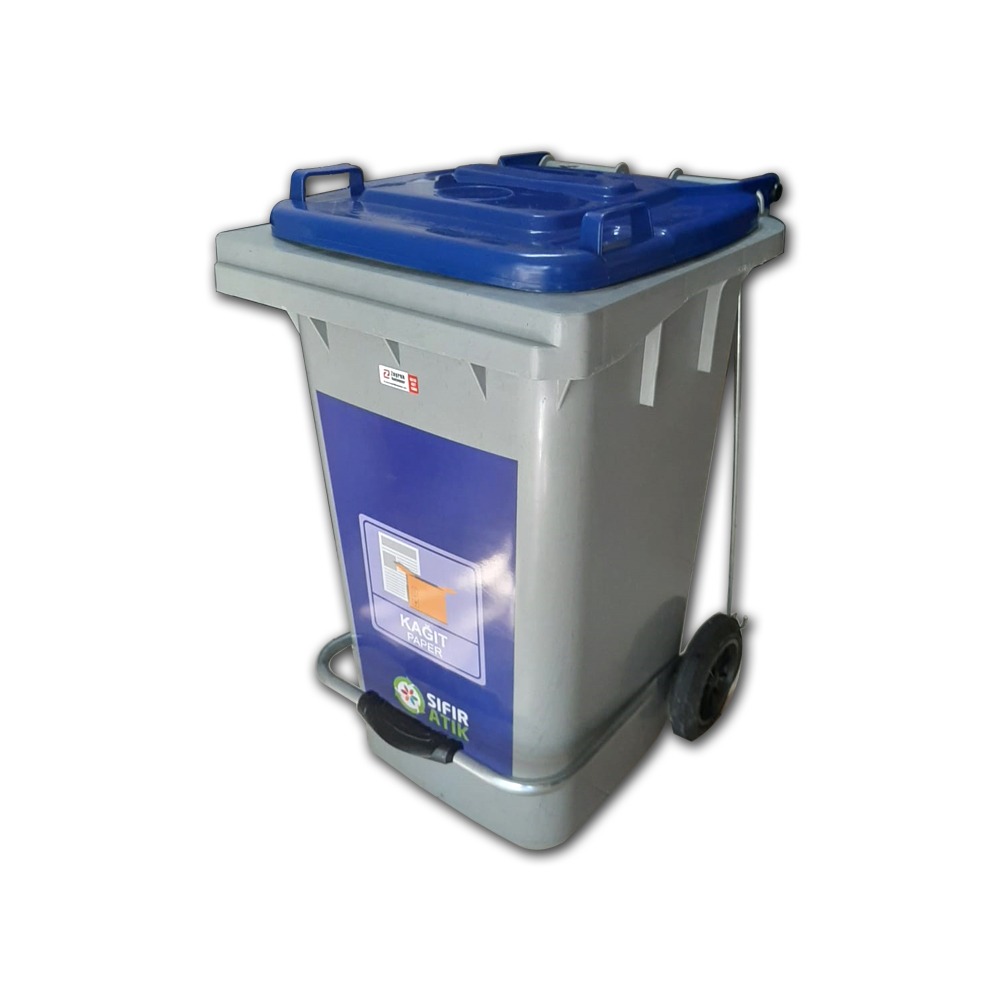 85 Litre Plastik Pedallı Sıfır Atık Geri Dönüşüm Kovası (Kağıt Atıklar) 85 Litre Plastik Pedallı Sıfır Atık Geri Dönüşüm Kovası (Kağıt Atıklar)