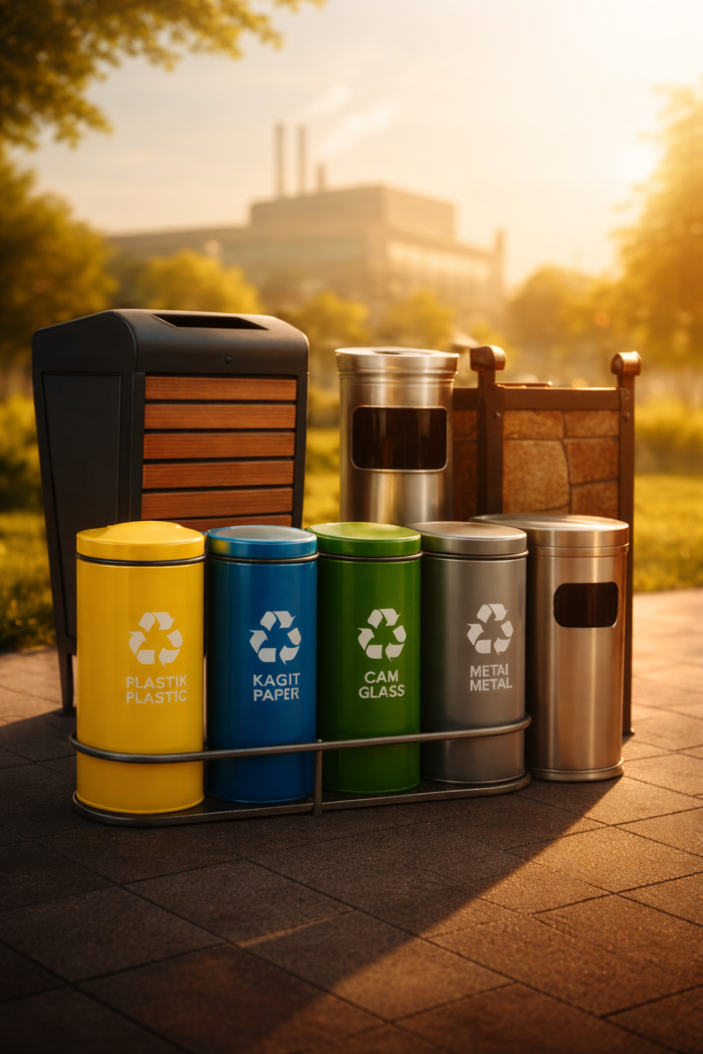 Dış Mekan Çöp Kovası