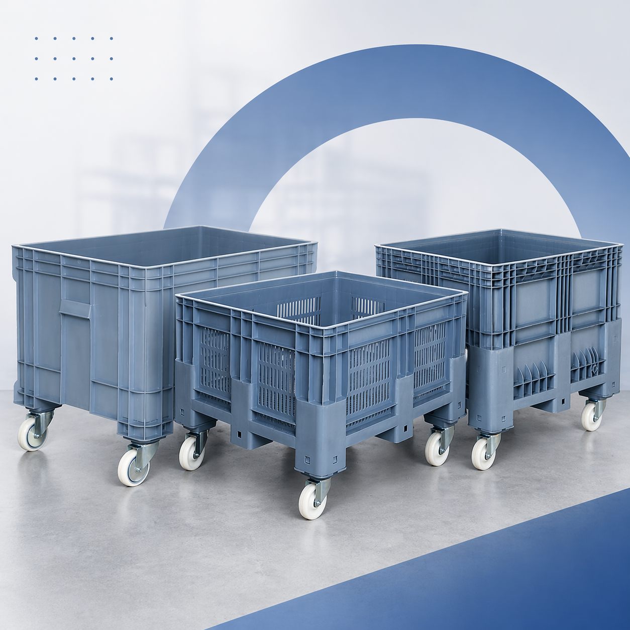 Tekerlekli Plastik Kasa ve Palet