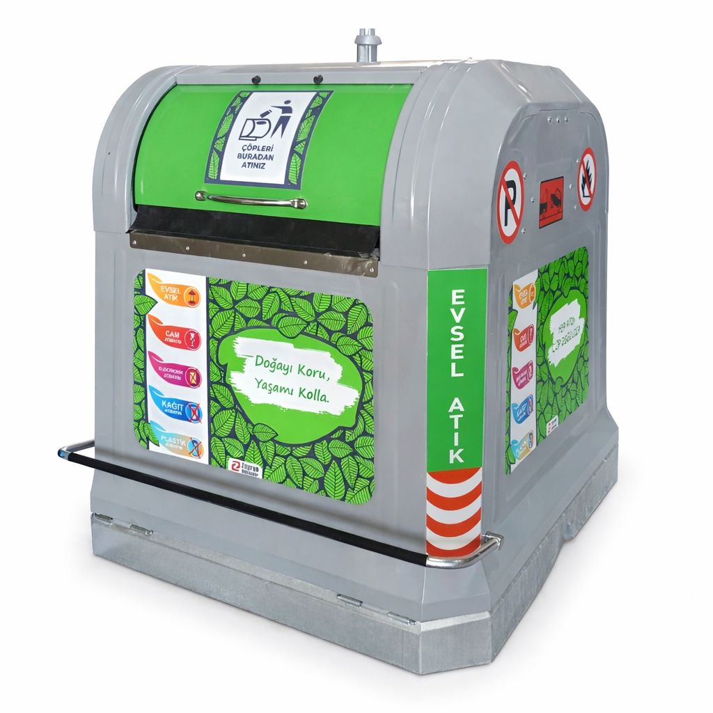 3750 Litre Yer Üstü Çöp Konteyneri