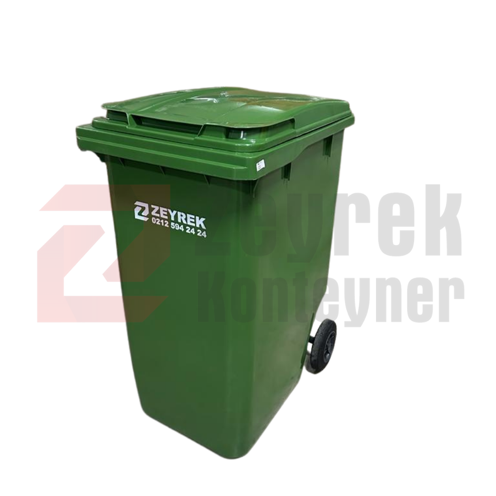 360 Litre Plastik Pedallı Çöp Konteyneri