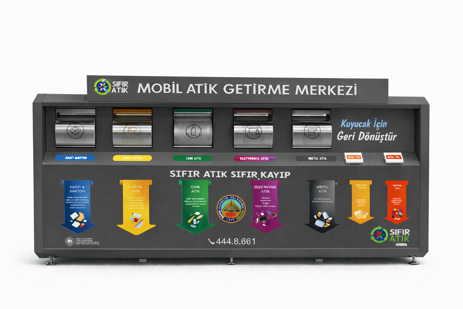 7'Li Mobil Atık Getirme Merkezi