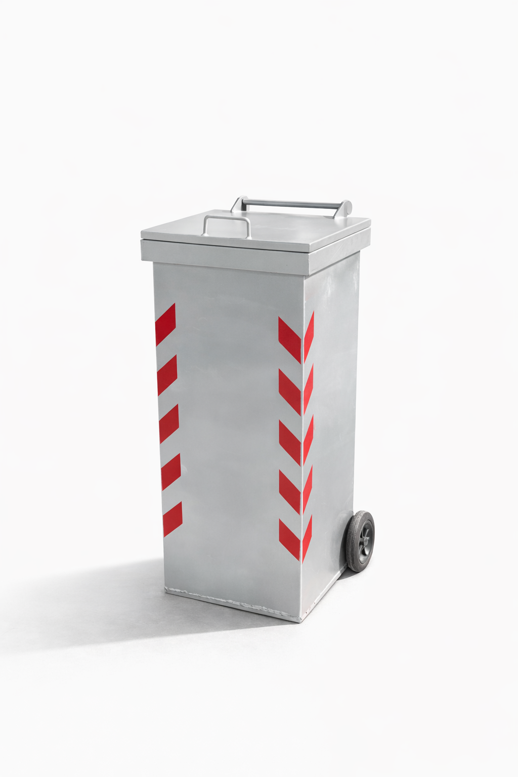 120 Litre Metal Galvaniz Çöp Konteyneri